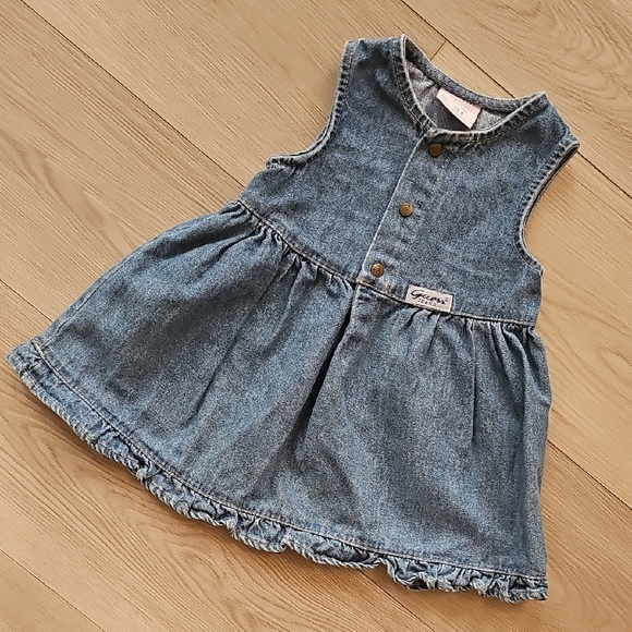 Vintage Guess Denim Dress, 12 Months - Picture 1 of 8